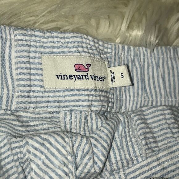 Vineyard Vines Yarn Dye Patchwork Button Tie Top - Picture 3 of 5